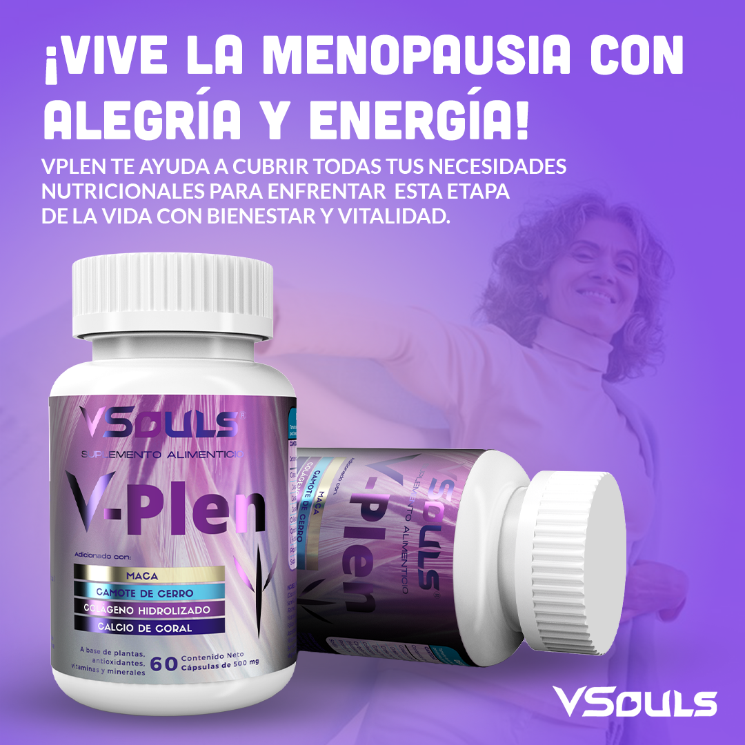 V-Plen Vsouls: Soporte Integral para la Menopausia y Bienestar Femenino