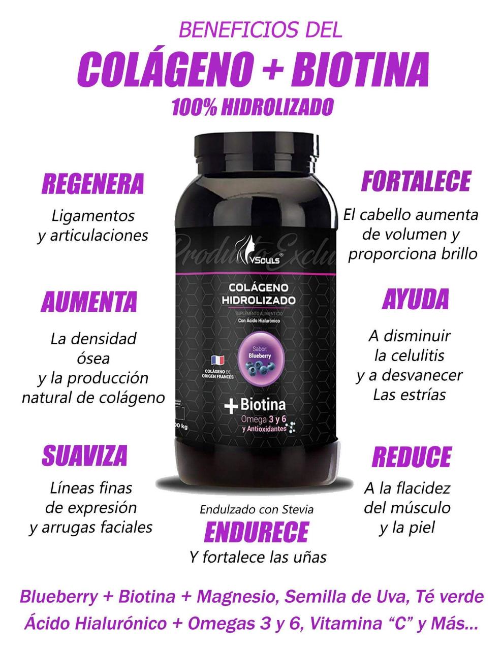 VSouls Biotina Beneficios