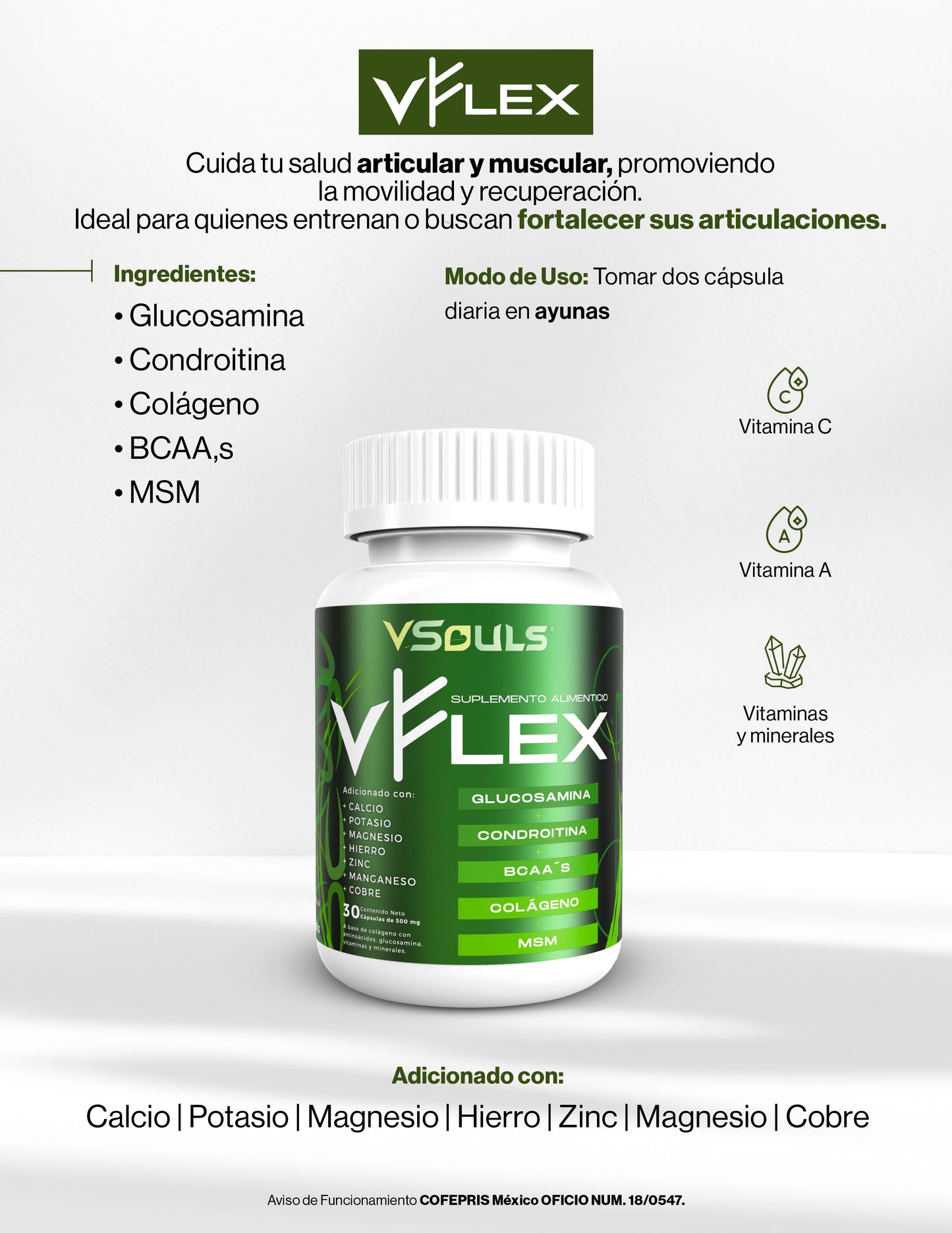 Vflex Vsouls: Soporte Integral para Articulaciones y Movilidad Óptima