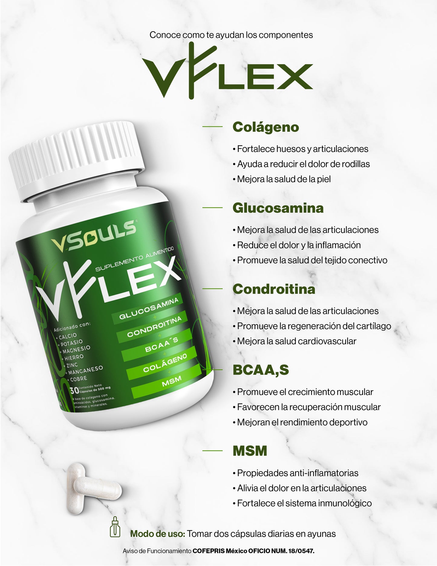 Vflex Vsouls: Soporte Integral para Articulaciones y Movilidad Óptima