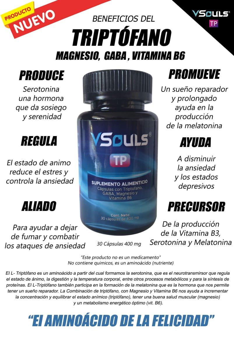 VSouls Triptófano Principales Beneficios